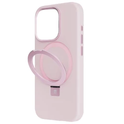Qoruyucu örtük Levelo Iris Pro Liquide Silicone iPhone 15 Pro Pink LVLIPS15PPK