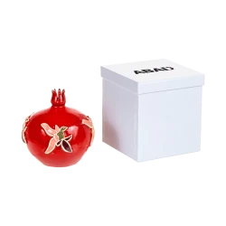 Nar-Xarıbülbül keramika qutuda dəst 1045