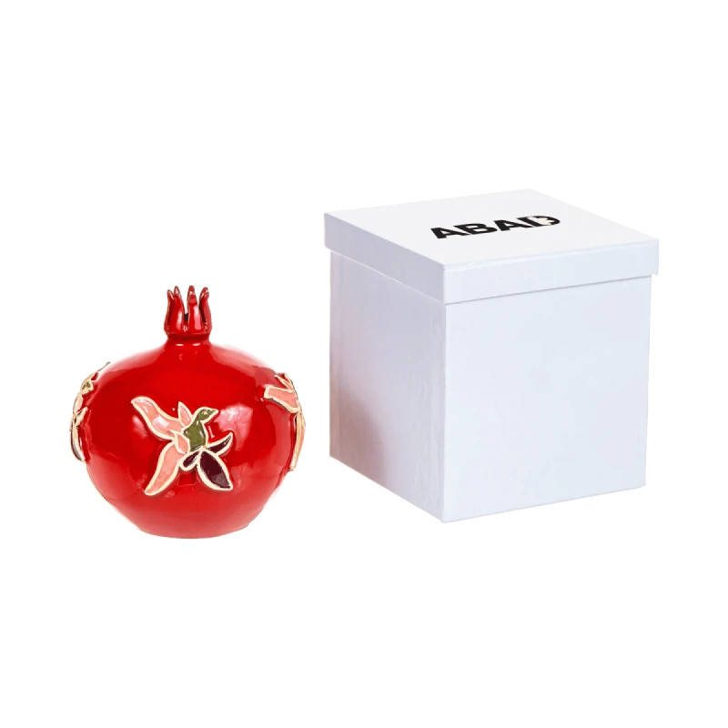 Nar-Xarıbülbül keramika qutuda dəst 1045