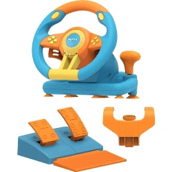 Руль и педали PXN V3 Pro Racing Wheel+ Pedals PS4/XBOX One/PC Cyan/Yellow