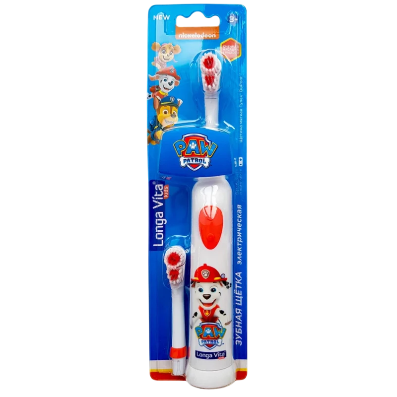Электрическая зубная щетка Longa Vita KAB-3 Paw Patrol Красный