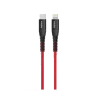 Enerji toplama üçün naqillər Intaleo Type-C  Lightning 1.2 m Red / CBRNYTL1