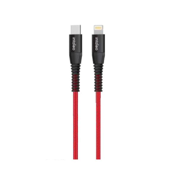 Enerji toplama üçün naqillər Intaleo Type-C  Lightning 1.2 m Red / CBRNYTL1