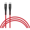 Enerji toplama üçün naqillər Intaleo Type-C to Type-C 1.2m Red  / CBRNYTT1