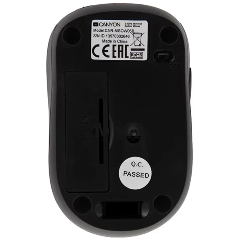 Mouse Canyon MSO-W6 Black WT / CNR-MSOW06B