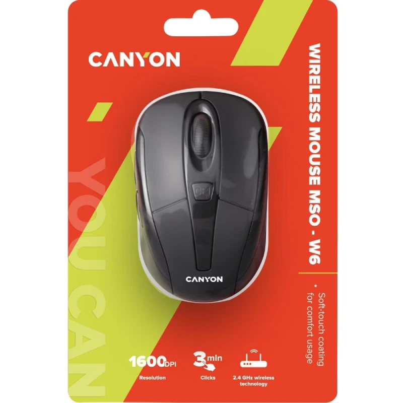 Mouse Canyon MSO-W6 Black WT / CNR-MSOW06B