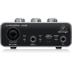 Аудио интерфейс Behringer U-Phoria UM2