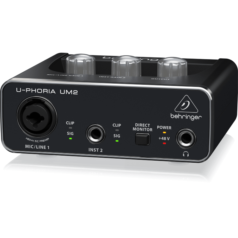 Аудио интерфейс Behringer U-Phoria UM2