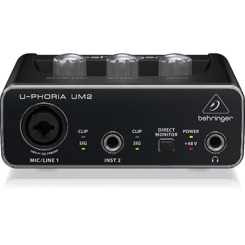 Аудио интерфейс Behringer U-Phoria UM2