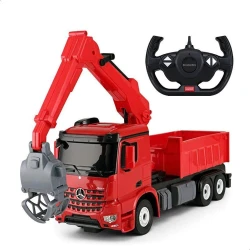 Игрушечный автомобиль Rastar 1:24 Mercedes-Benz Arocs Logging Vehicle
