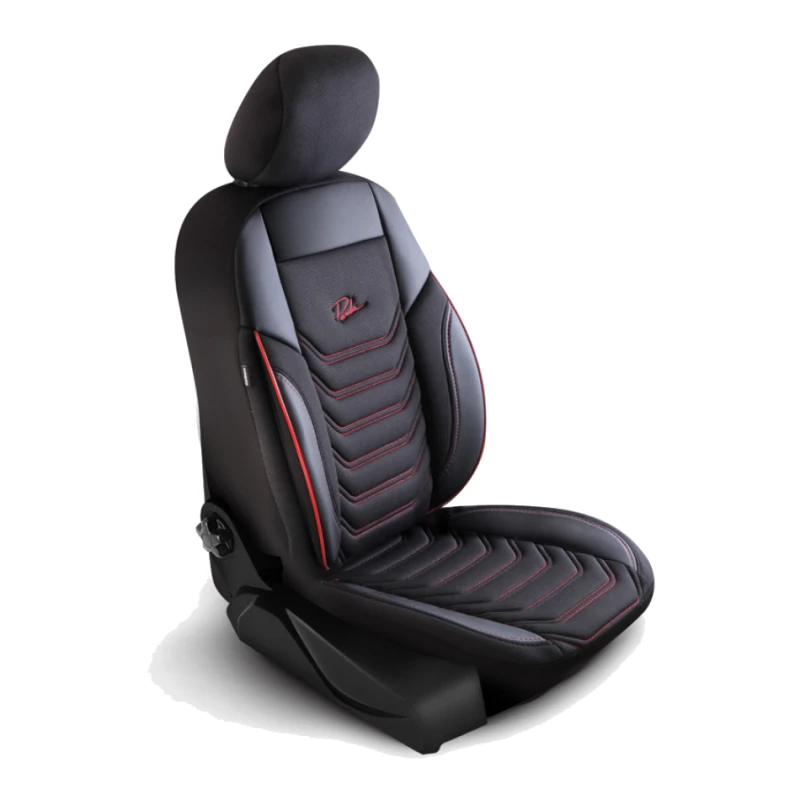 Oturacaq örtükləri Panda Florida Series Black/Red