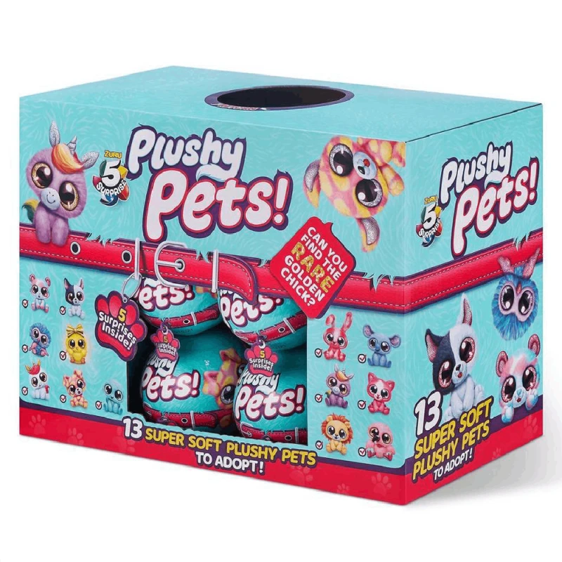 Yumşaq oyuncaqlar Zuru S001-Zuru 5 Sürpriz yumşaq ev heyvanı seriya 1 193052030818