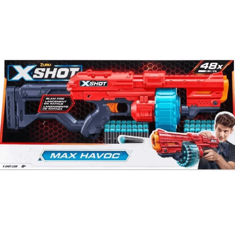 Oyuncaq silahlar Zuru 2022-S001 X-Shot Excel-Max Havoc(48DART) 193052040367