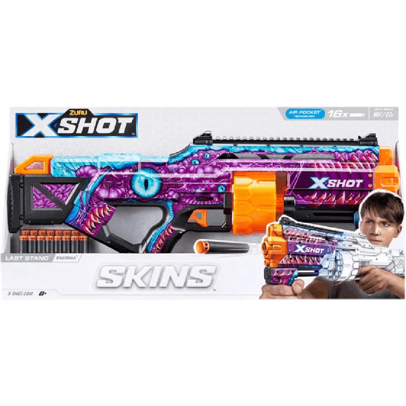 Oyuncaq silahlar Zuru INT-S001-X-Shot Skins Last Stand (16 DART) 193052060310