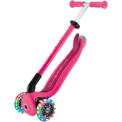 Самокат Globber Junior (Складной, светящийся)