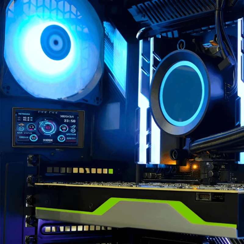 Игровой монитор состояния ПК Porodo 3.5