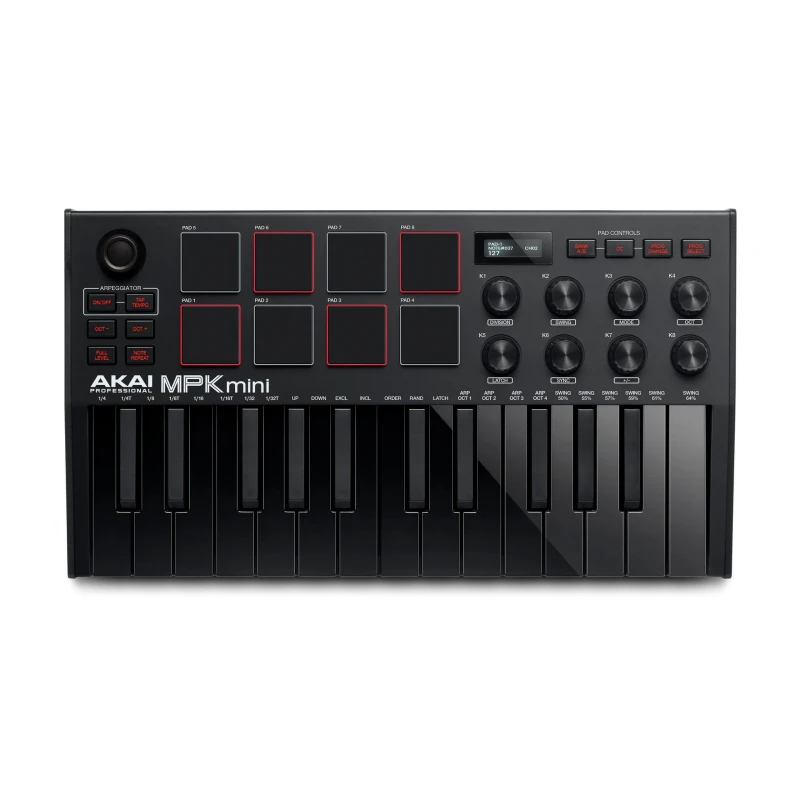 MIDI-контроллер AKAI MPK Mini MK3 Black