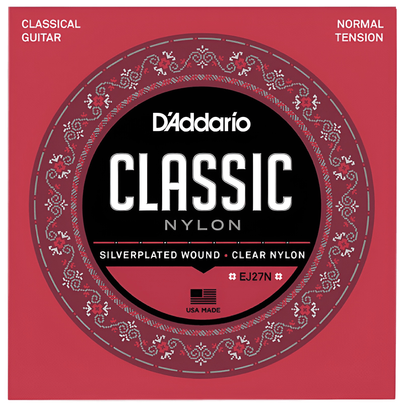 Аксессуары для гитары D-Addario Classic Nylon EJ27N Normal Tension