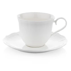 Çay üçün fincan dəsti Schafer Lotus 12 parça Ağ 8699131551509