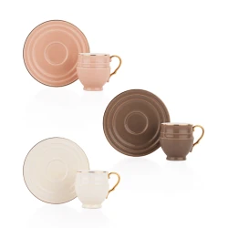 Qəhvə üçün fincan dəsti Schafer Vogue 12 parça 8699131809372