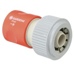 Соединитель для шланга со стопом Gardena 914