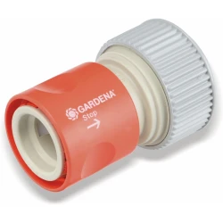Соединитель для шланга со стопом Gardena 914