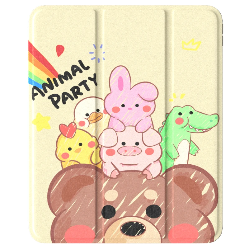 Защитная обложка Comma Lingos Series Apple iPad Air 13 (2024) 9261 Animal Party