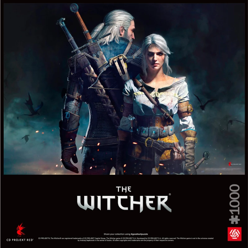 Pazl Good Loot Witcher Geralt Ciri 1000 PCS 5908305236023