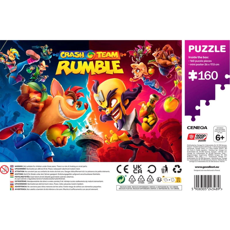 Pazl Good Loot Crash Bandicoot 4 it's asbout time 160 PCS 5908305240365