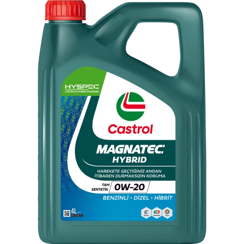 Mühərrik yağı Castrol Magnetec 0W20 Hibrid 4 lt