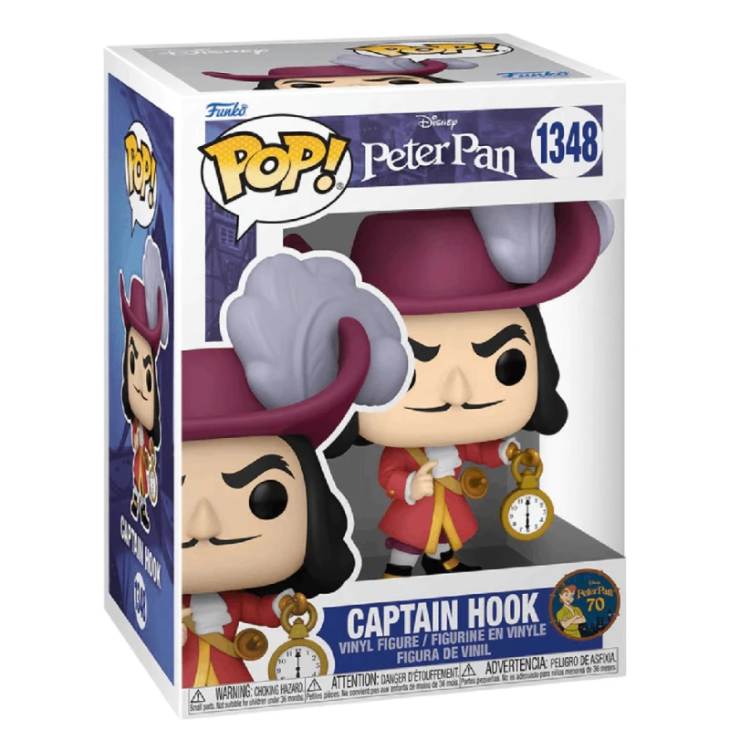 Интерактивная игрушка Funko POP Disney: Peter Pan 70th - Hook