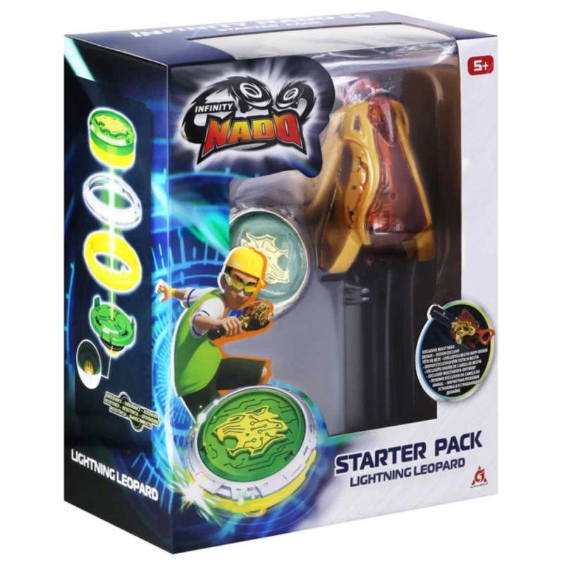 Infinity Nado Vi Starter Pack - Lighting Leopard EU654114 / 6911400425017