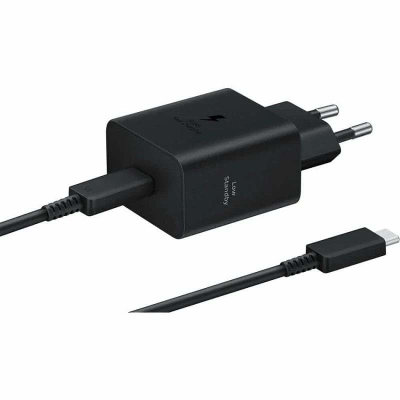 Сетевое зарядное устройство с кабелем Samsung 45W Black EP-T4511XBEGRU