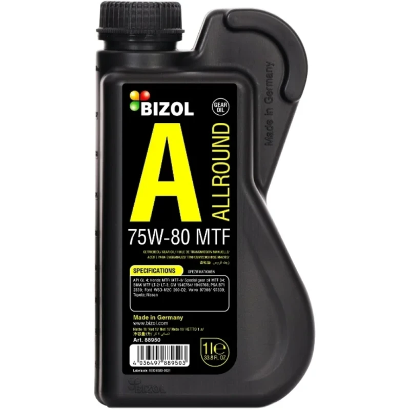 Sürətlər qutusu üçün yağ Bizol Allround Gear Oil GL5 80W-90 1 lt