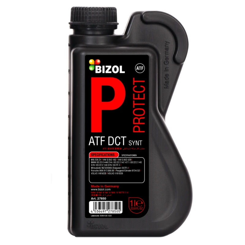 Масло для коробки передач Bizol Protect ATF DCT SYNT 1 л