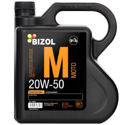 Motosiklet mühərrik yağı Bizol Moto 20W-50 4 lt