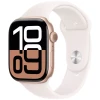Смарт-часы Apple Watch Series 10 42mm Rose Gold с светло-розовым спортивным ремешком S/M MWWH3QI/A