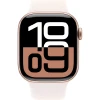 Смарт-часы Apple Watch Series 10 42mm Rose Gold с светло-розовым спортивным ремешком S/M MWWH3QI/A