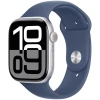 Смарт-часы Apple Watch Series 10 46mm Silver с джинсовым спортивным ремешком M/L MWWM3QI/A
