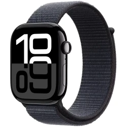 Smart saatlar Apple Watch Series 10 46mm Jet Black W/INK sport Loop MWWR3QI/A