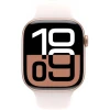 Смарт-часы Apple Watch Series 10 46mm Rose Gold с светло-розовым спортивным ремешком M/L MWWU3QI/A