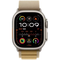 Смарт-часы Apple Watch Ultra 2 Cellular 49mm Natural с петлей Alpine Loop M / MX4F3RB/A