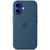 Qoruyucu örtük Apple iPhone 16 Silicone Case W/MagSafe Denim MYY23ZM/A