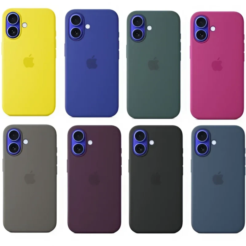 Qoruyucu örtük Apple iPhone 16 Silicone Case W/MagSafe Denim MYY23ZM/A