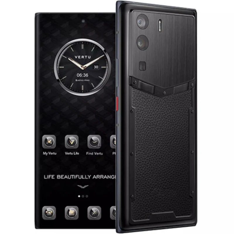 Smartfonlar Vertu Metavertu 5G WEB3 Calf Leather 12/512 GB Jade Black (META-D-JC-N01-001-V3U3-HW)