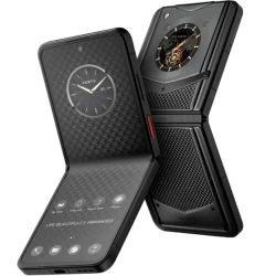 Смартфон Vertu Ironflip Carbon Texture Taffeta (CIF-T-HT-BK14-A-EU)