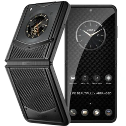 Смартфон Vertu Ironflip Carbon Texture Taffeta (CIF-T-HT-BK14-A-EU)
