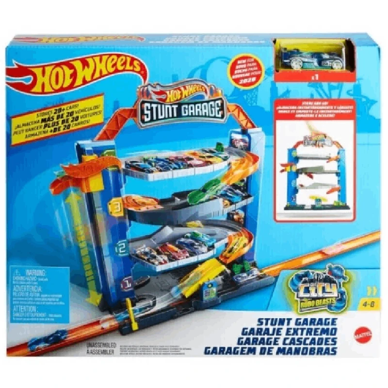 Аvtomobillər üçün qaraj Hot Wheels Hw City Stunt Garage 887961873016