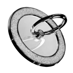 Levelo Ring Holder Nova Glitter Magsafe Black LVLNGPHBK