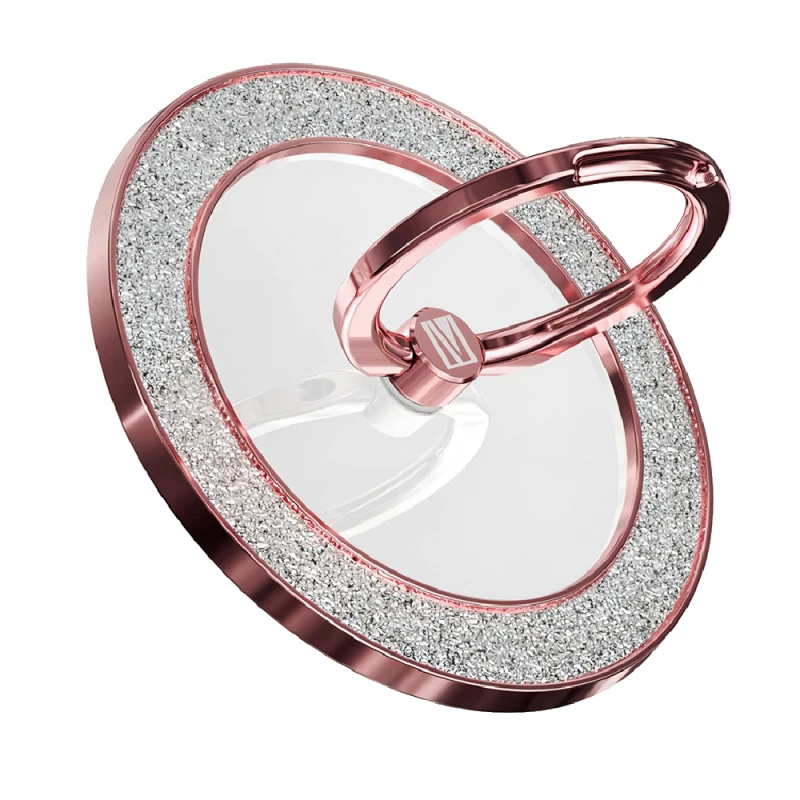 Levelo Ring Holder Nova Glitter Magsafe Rose Gold LVLNGPHRG